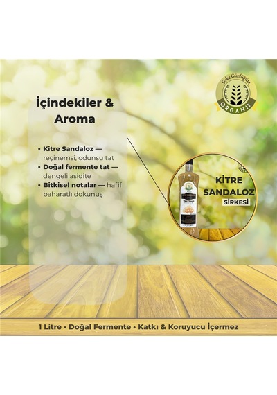 Sirke Günlüğüm Kitre Sandoloz Sirkesi 1 L