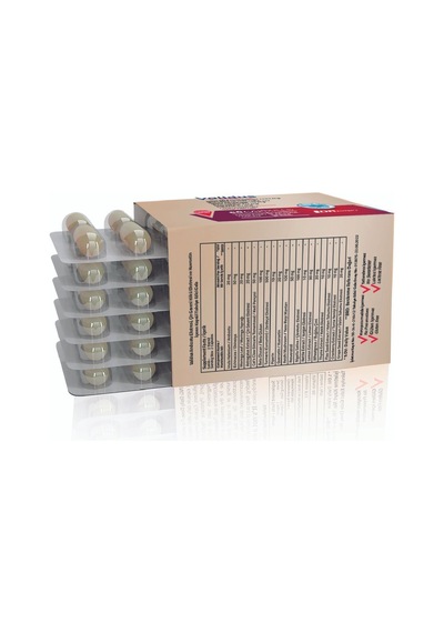 Curcumin 500 Mg + Piperin + Inula Henelium + Astragalus + Quercetin + Reishi + Moringa 60 Capsules
