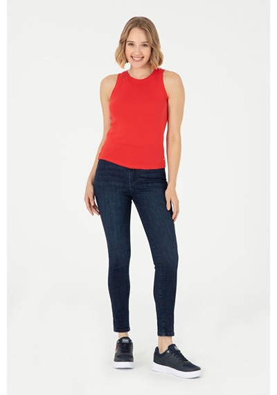 U.S. Polo Assn. Kadın Basic Tişört 50280072-vr030 992410