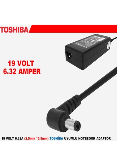 Hadron Hd8800 Toshiba Uyumlu 19V 6.32A Adap. 2.5Mmx5.5Mm