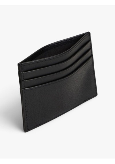 Tommy Hilfiger Th Corp Cc Holder Erkek Siyah Cüzdan - Am0am14793