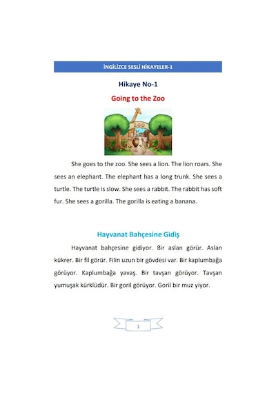 İngilizce Sesli Hikâye Kitapları 407 Sesli Hikaye