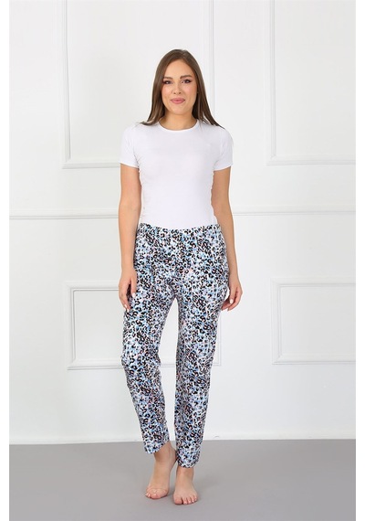 Akbeniz Kadın Pamuklu Alt Pijama 27437 - 2xl Ekru