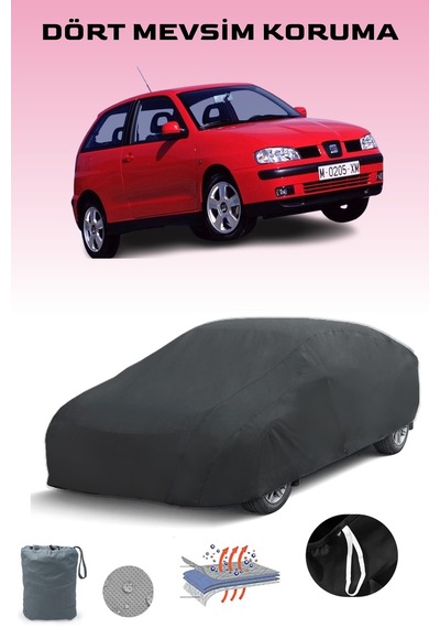 Siyah Seat Ibiza Cupra 1999 - 2001 Araba Brandası, Oto Örtüsü, Araba Çadırı Siyah