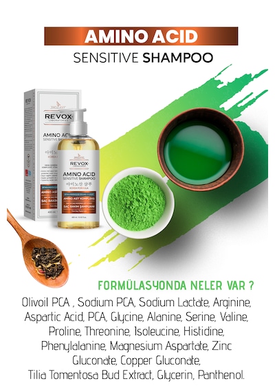 Amino Asit Saç Bakım Onarıcı, Nemlendirici, Dökülme Karşıtı Set / Şampuan & Keratin Saç Bakım Sütü Dökülen