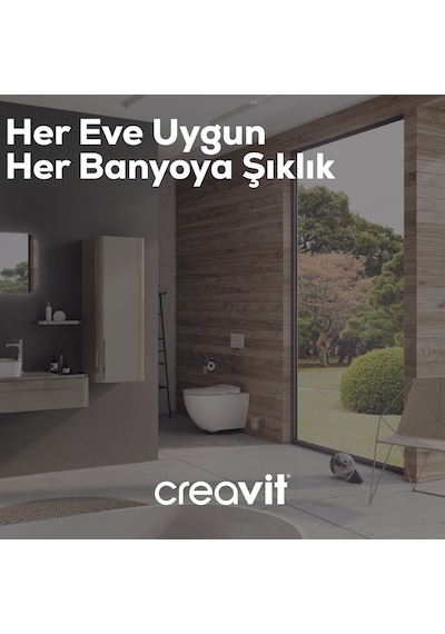Creavit Çöp Kovası 12 Lt Pedallı Krom