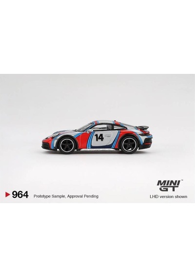 Mini Gt 1/64 Porsche 911 Dakar Ice Grey Metallic "rally 1978"