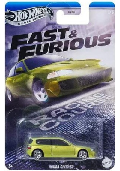 Hot Wheels Silver Series Fast & Furious Honda Cıvıc Eg Hnr88 Jby39 Çok Renkli