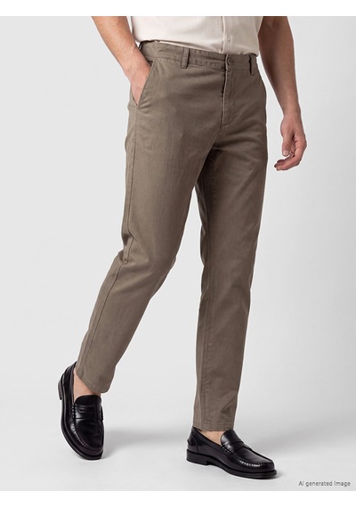Lcwaıkıkı Classic Kahverengi Regular Fit Gabardin Erkek Chino Pantolon