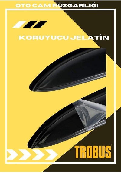 Mitsubishi L200 2006-2021 Tam Uyumlu Mügen Cam Rüzgarlığı 4'lü
