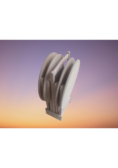 Zigon Sehpa Oval Çanta Ham Kayın Ince Torna Iskelet Itinalı Ahşap