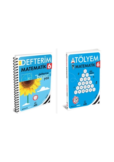 Arı 6. Sınıf Matematik Akıllı Defter Ve Atölyem Serisi Set 2 Kita