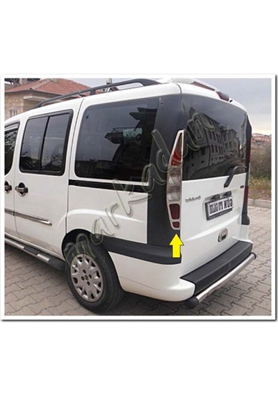 Db Chrome Fiat Doblo Stop Çerçeve Nikelajı 2000-2006 2 Parça P.Çe