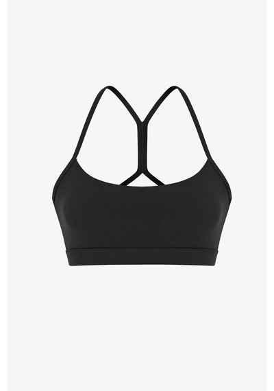 Penti Lycra Siyah Cream Hafif Destek Çıkarılabilir Pedli Racerback Spor Sütyeni