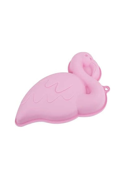Tantitoni Açık Pembe Flamingo Şekilli Silikon Kek Kalıbı