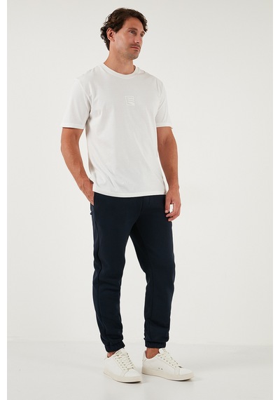 Buratti Pamuklu Regular Fit Normal Bel Lastikli Paça Cepli Erkek Eşofman Altı 59080153W4 Koyu Lacivert