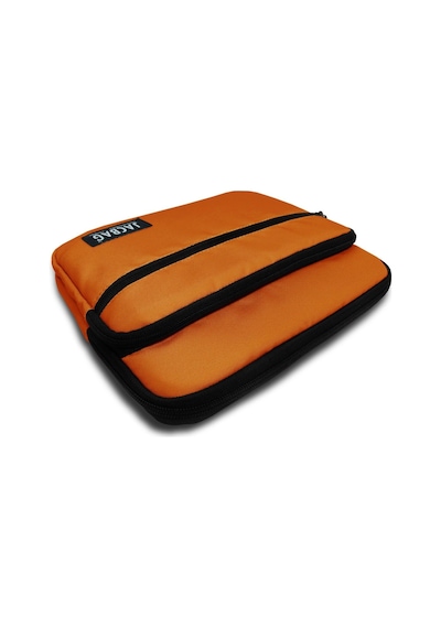 Jacbag Kiremit Turuncu Üç Cepli Tablet Telefon Çantası - Kız Çocuk/kadın Tablet Kılıfı