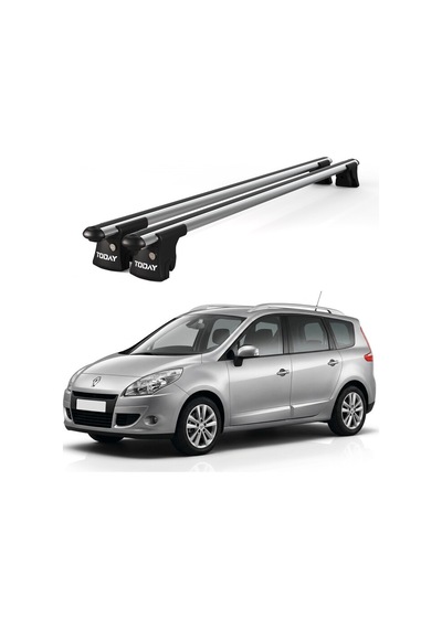 Trio-ı Renault Grand Scenic 2009-2016 Uyumlu Kilitli Ara Atkı 120cm Port Bagaj Tavan Barı