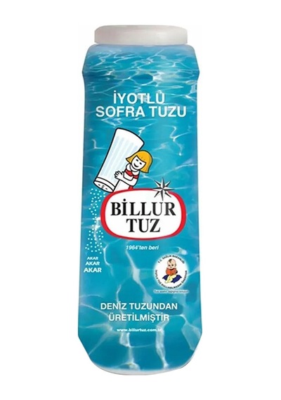 Billur Tuz Plastik Tuzluklu 500 G X 8 Adet