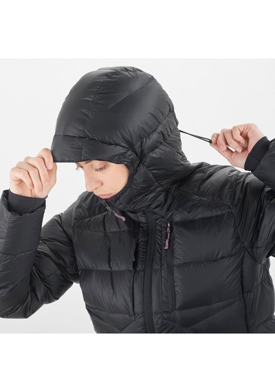 Salomon Elıxır Ultra Down Parka W Siyah Siyah