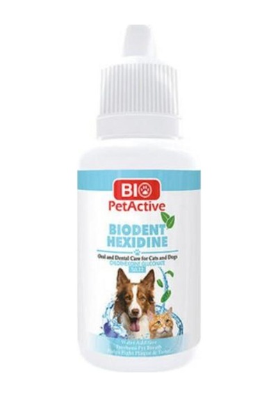 Bio Pet Active Biodent Hexidine Kedi Ve Köpek Ağız / Diş Bakımı 50 Ml