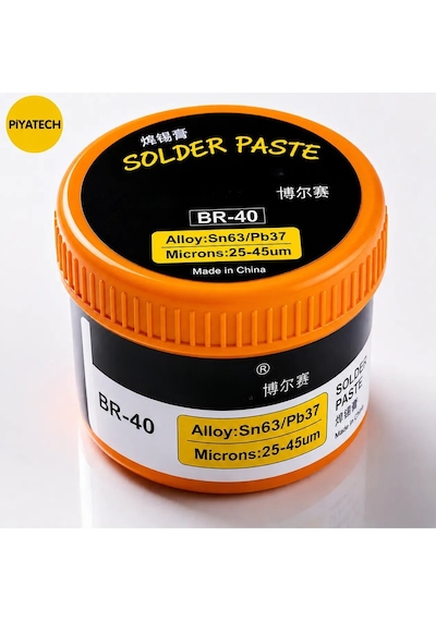 Sn63/pb37 Krem Lehim Pastası Lehim Macunu 25-45 Mikron Smd Bga Anakart Ve Entegre Tamiri