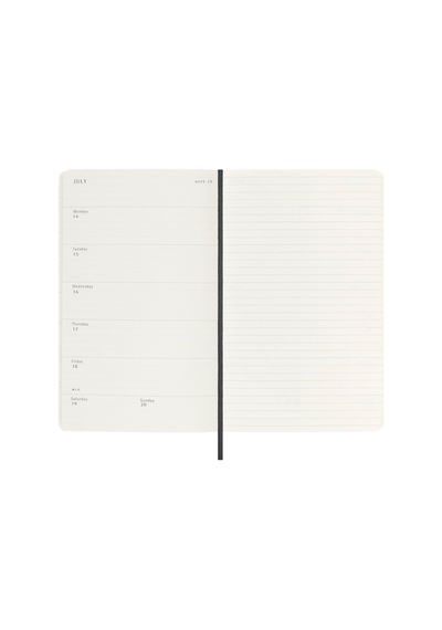 Moleskine Haftalık Planlayıcı, 12 Ay 2025 Için Notlar Için Yer Su Diğer