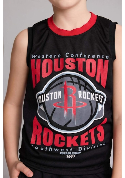 Defacto Nba Houston Rockets Bisiklet Yaka Atlet Erkek Çocuk H2956a826hsbk81 Siyah-bk81