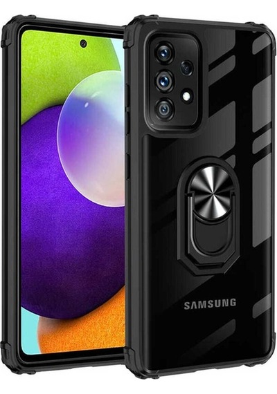 Samsung Uyumlu Galaxy A72 Kılıf Zore Mola Kapak Siyah