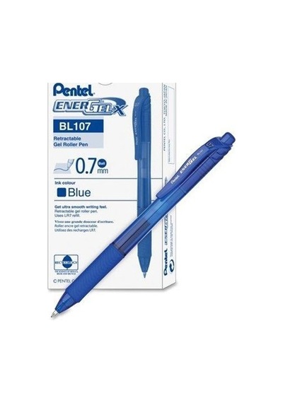 Pentel Energel Mekanizmalı Likit Roller Mavi Çok Renkli