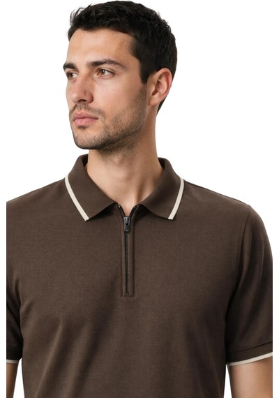 Arma Ar-ma Erkek Polo Yaka Tişört Baskisiz Basic Yaka Fermuarli Örme Kumaş Regular Fit %100 Pamuk 30/1 Çift Toplama Penye Pike Y31374356502 Kahverengi-k1 Arma Ar-ma Erkek Polo Yaka Tişört Baskisiz Basic Yaka Fermuarli Örme Kumaş Regular Fit %100 Pamuk 30/1 Çift Toplama Penye Pike Y31374356502 Kahverengi-k1