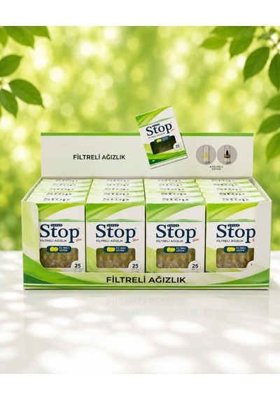 Stop Filtreli Ağızlık Slim 6'lı Sistem 24 Kutu