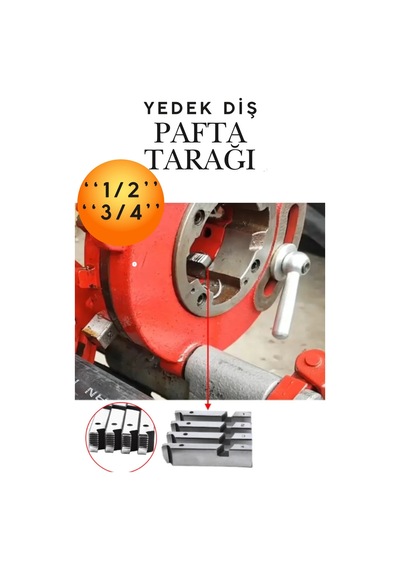 Metal Diş Açıcı Ex75011 Ex75013 Ex75015 Pafta Tarak Yedek Diş Açma Tarağı 1/2" - 3/4" İnç Boru Diş Açma Yedek Parçası Boru Tesisat Diş Açma Takımı