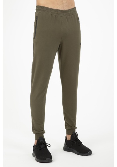Maraton Sportswear Regular Erkek Ribana Paça Basic Açık Haki Eşofman Altı 18102-açık Haki Açık Haki