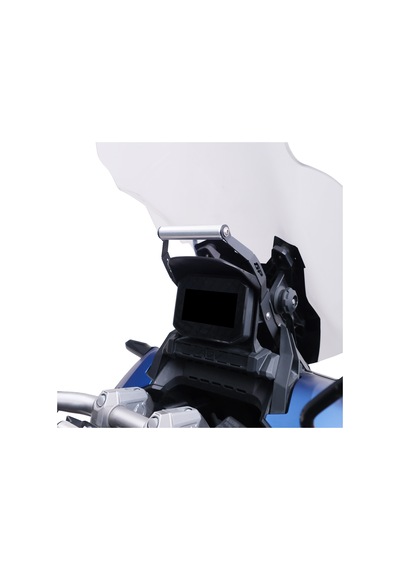 GP Kompozit Honda ADV 350 2023-2024 Uyumlu Telefon / Navigasyon Tutucu Cam Tipi Siyah