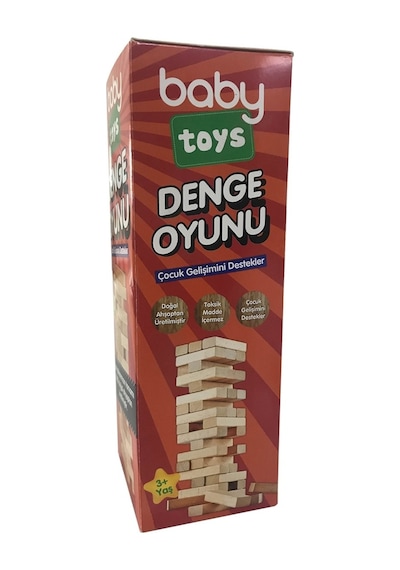 Jenga. Denge Oyunu. 54 Parça