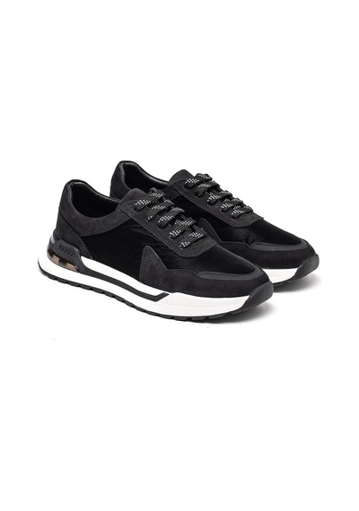 Sneaker Erkek Og-9800 John May 921-771-1061 Siyah Havlu Nubuk