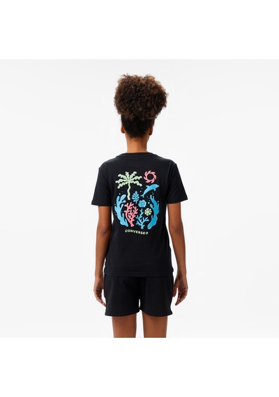 Converse Kadın Siyah T-shirt 10027759 SIYAH