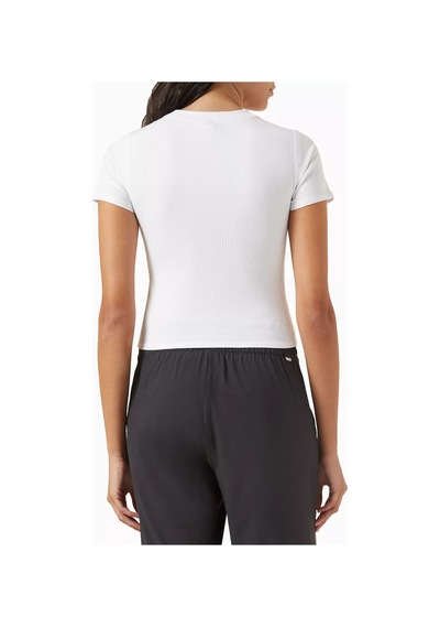 Vuori Modal Kesimli Pose Fitted Crop Top, Yumuşak & Esnek Kesim, Çok Yönlü Beyaz
