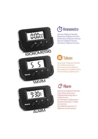 2li Set Masa Lambası + Kronometreli Pomodoro Ders Çalışma Masa Lambası Beyaz 811 7009