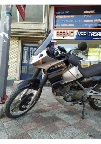 Zeus Motor 1991-2004 Kawasaki Kle 500 Uyumlu Uzun Ön Cam Füme Renk