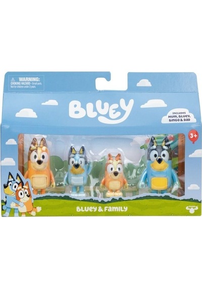 Bluey 4lü Figür Set Asorti 18915