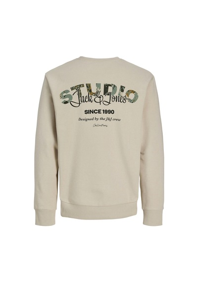Jack & Jones Jack&jones Jjyuki Back Erkek Çocuk Sweatshirt 12279593 Bej