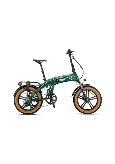 Armour - 20 - Katlanır Fat Bike - 7 Vites - H.disc - Elektrikli - Yeşil-gri