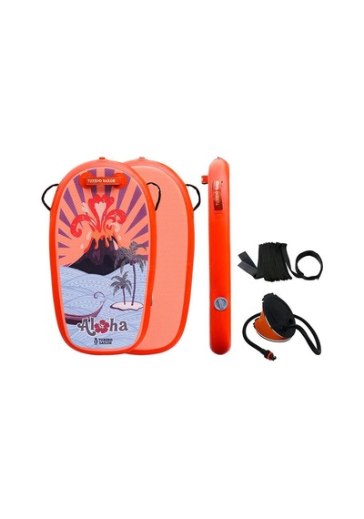 Bodyboard Aloha Plaj Çocuk Sörf Tahtası-ultra Hafif Vücut Tahtası 110x51x10 Cm 1 Yıl Garanti
