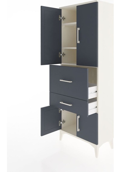 Arges Dolap 3 Raflı 2 Çekmeceli 4 Kapaklı 60x30x163 Aytaşı-an... Aytaşı Arges Dolap 3 Raflı 2 Çekmeceli 4 Kapaklı 60x30x163 Aytaşı-an... Aytaşı