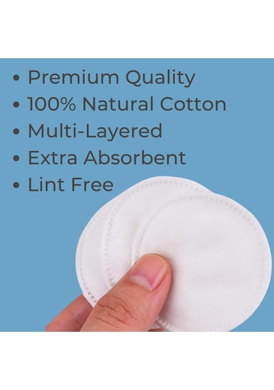 Bluendy 300 Adet Yuvarlak Makyaj Temizleme Pamuğu -%100 Saf Premium Kalite Disk Pamuk, Fondöten Ve M Sku: Smg8690010392282