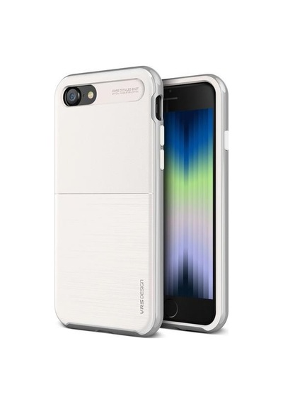 Vrs Design Apple Uyumlu iPhone Se 2022/2020/8/7 İle New High Pro Shield Kılıf White Silver