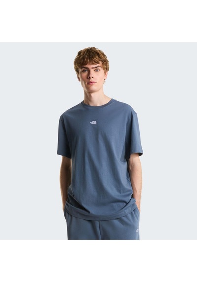The North Face M Essentıal Center Logo Relaxed Short Sl Erkek Tişört Nf0a8gqe0u31 Gri