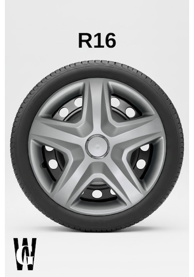 Renault Clio 4 16 İnç Jant Kapağı 4 Adet Gri G105